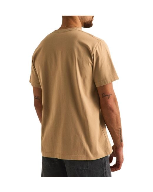 Canada Goose Natural Pure Cotton Round-Neck T-Shirt for men