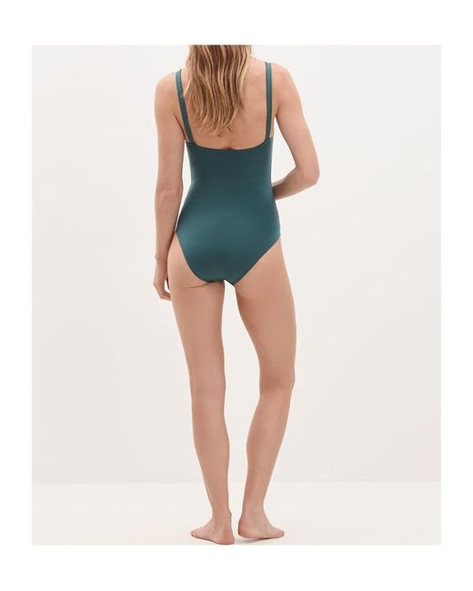 Eres Green Inspiring Scoop-Neck Swimsuit