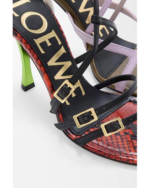Loewe White Comic High-Heeled Sandals