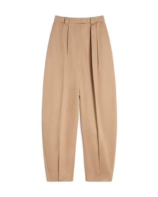 Sportmax Natural Idoneo Belted Trousers