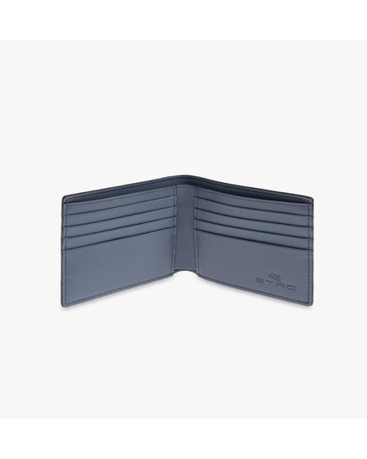 Etro Gray Pattern Wallet for men