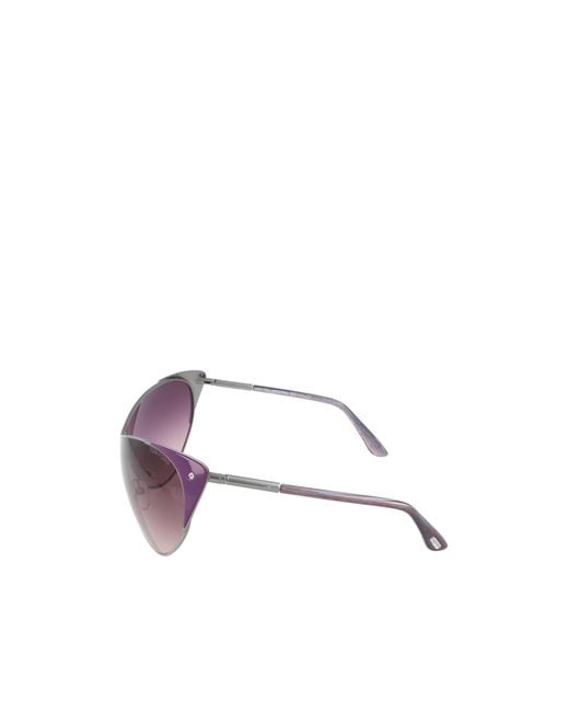 Tom Ford Purple Geometric Sunglasses