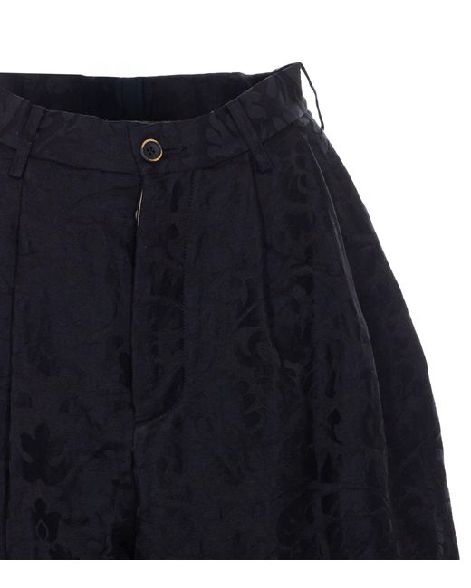Uma Wang Blue Casual Pants With Belt Loops
