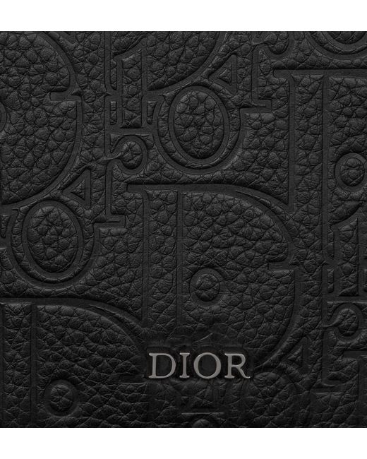 Dior Black Saddle Magnetic Card Holder for men
