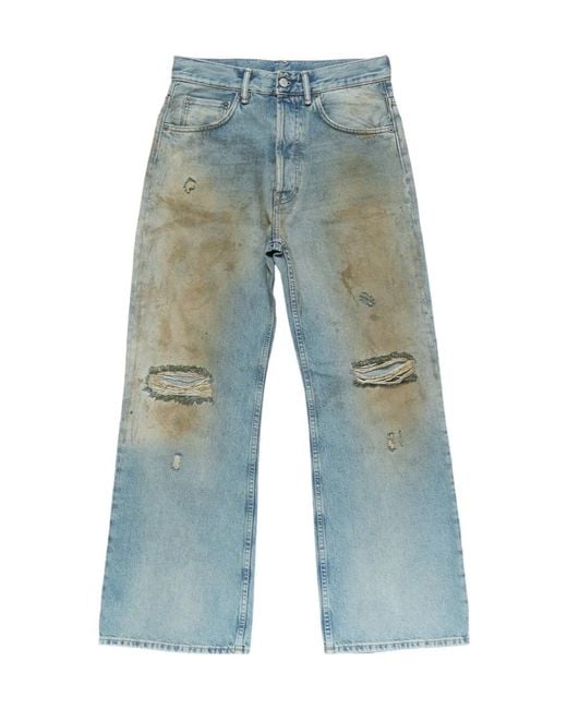 Acne Blue Jeans With Studs for men