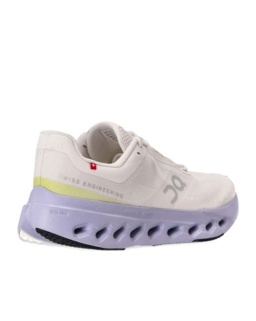 On Shoes White Cloudsurfer Next Lace-Up Sneakers