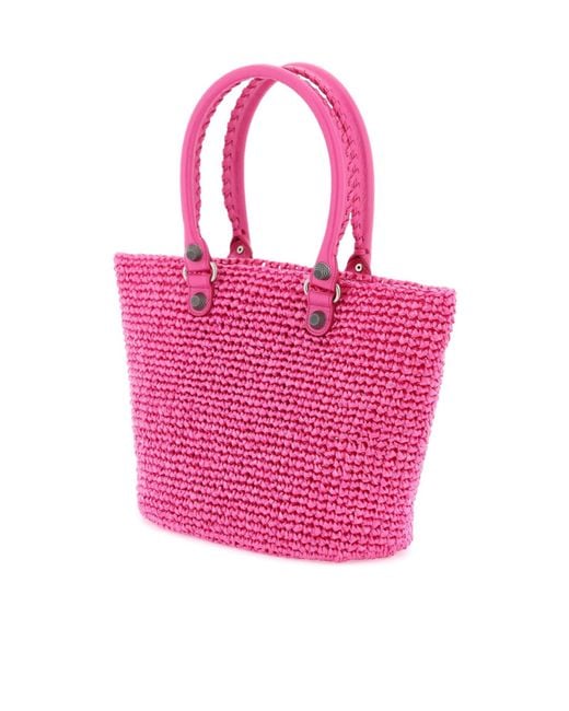 Balenciaga Pink Le Cagole Medium Tote Bag