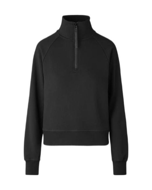 Canada Goose Black Half-Zip Sweatshirt