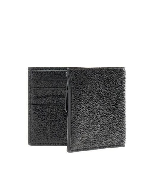 Tom Ford Black Logo Printed Wallet for men
