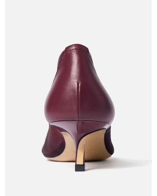 Jacquemus Purple 45Mm Tourni Bow-Detail Pumps