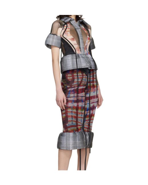 OTTOLINGER Multicolor Mesh Padded Blouse