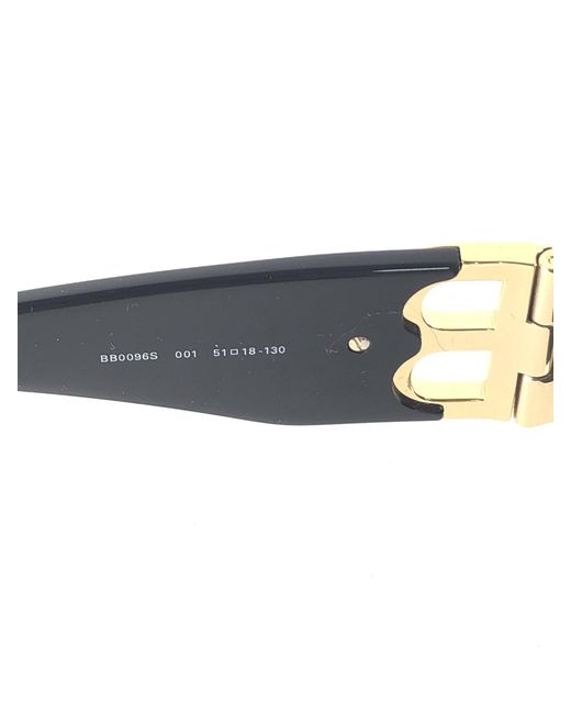 Balenciaga White Eyewear Dynasty Rectangular-Frame Sunglasses