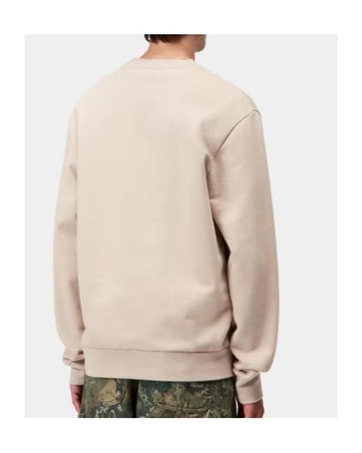 Carhartt Natural Script-Embroidered Crewneck Sweatshirt for men