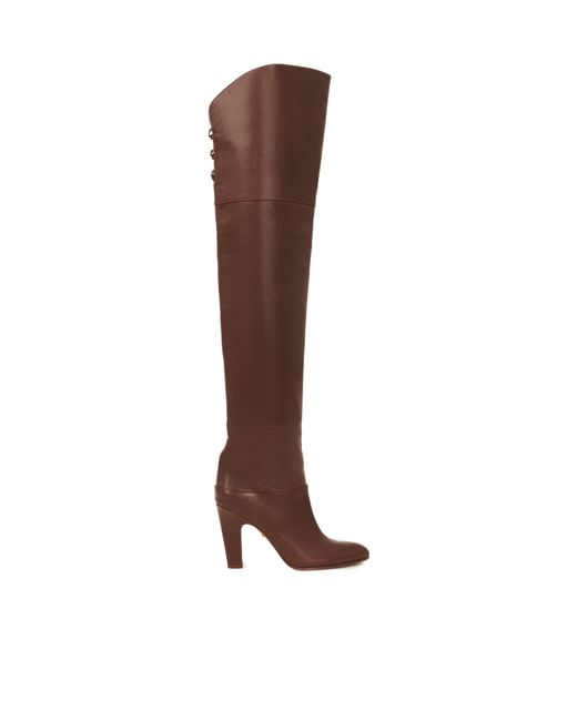 Chloé Brown Chloé Eve Thigh High Boots