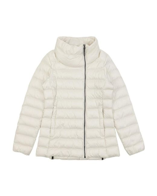 Weekend by Maxmara White Long-Sleeved Down Jacket