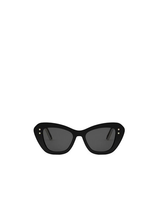 Dior Black Eyewear Butterfly Frame Sunglasses