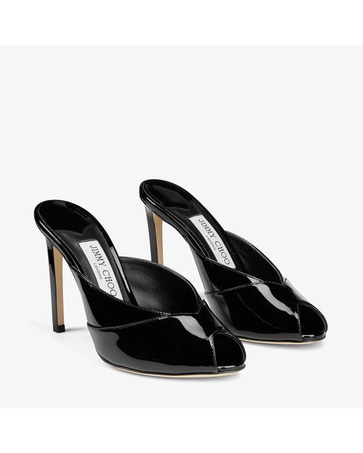 Jimmy Choo Black Brigitte Mules