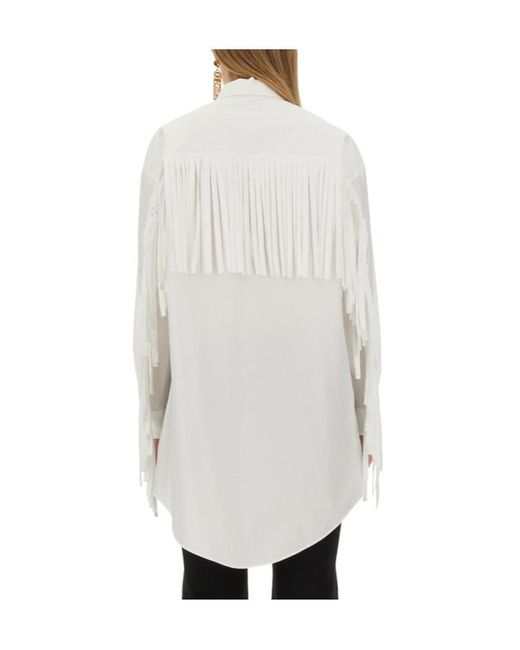 Moschino White Long-Sleeved Shirt