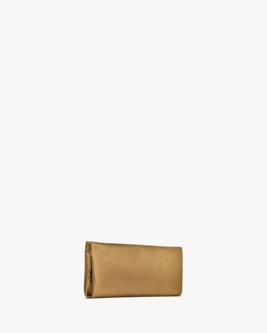 Saint Laurent Natural Evening Soft Clutch