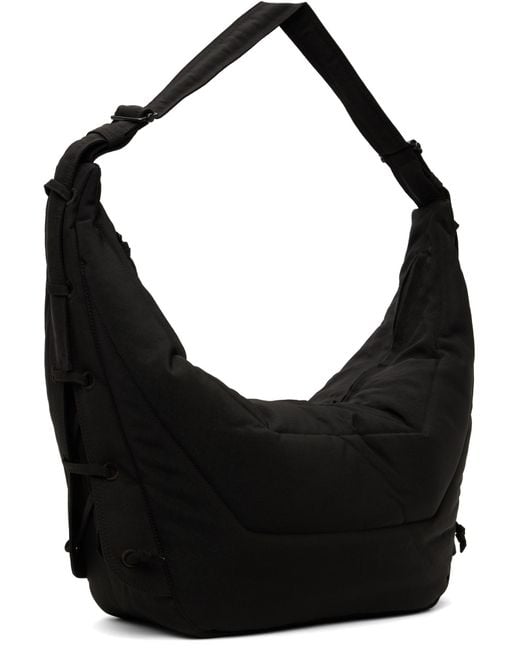 Lemaire Black Game Large Zipped Shoulder Bag