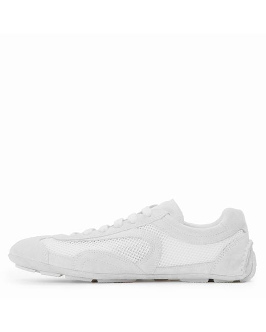Prada White Low-Top Sneakers