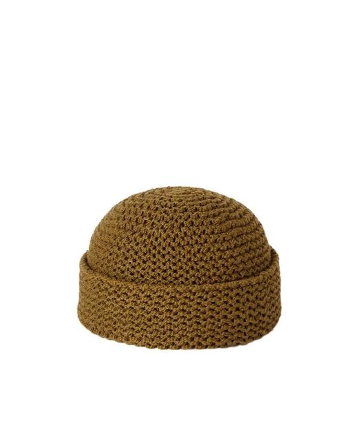 Loro Piana Brown Logo Hat for men