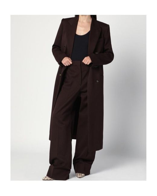Stella McCartney Black Double-Breasted Coat