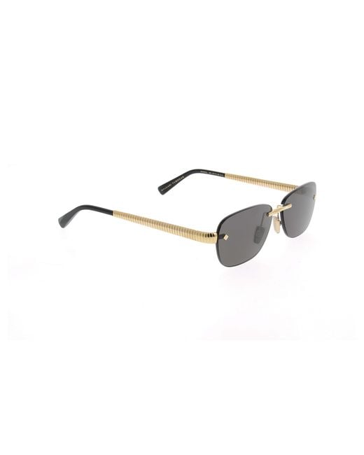 BVLGARI Black Bulgari Rectangular Frame Sunglasses