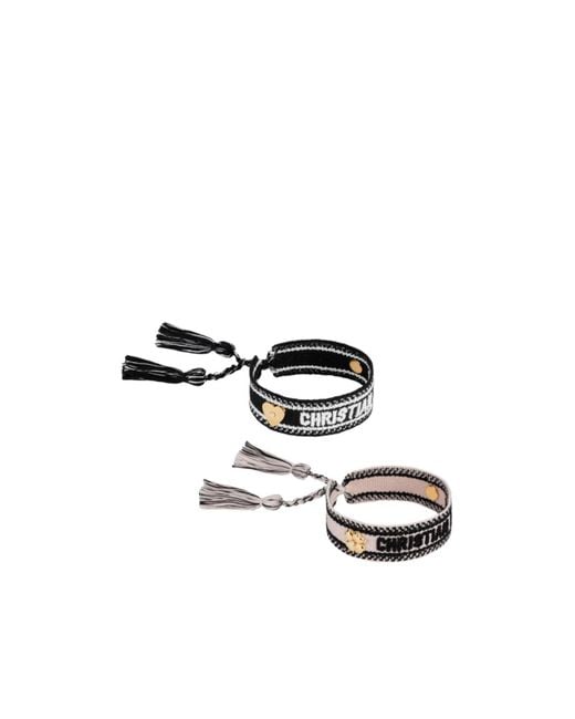Dior White Christian Bracelet Set