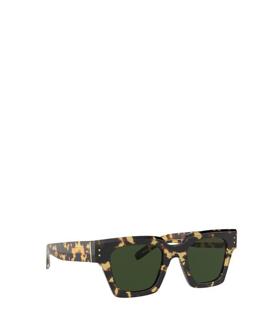 Dolce & Gabbana Green Eyewear Square Frame Sunglasses for men