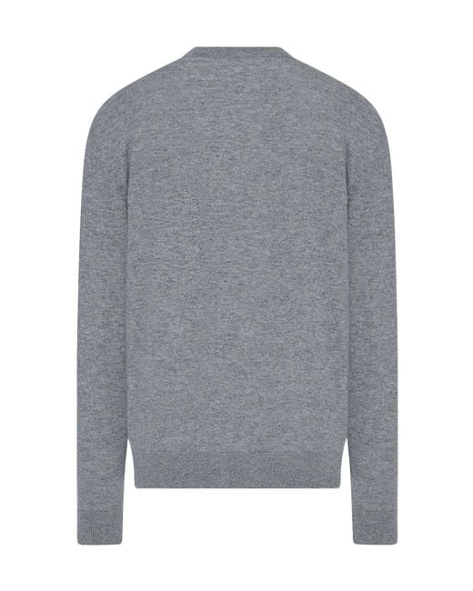 The Row Gray Nian Knitted Sweater