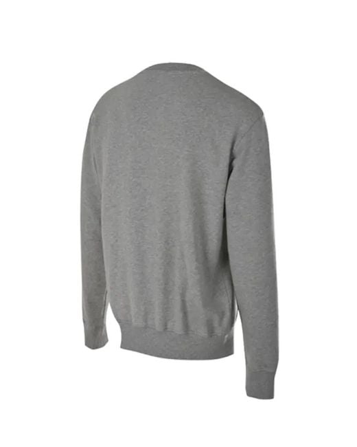 Just Cavalli Gray Round-Necked Printed Sweater for men