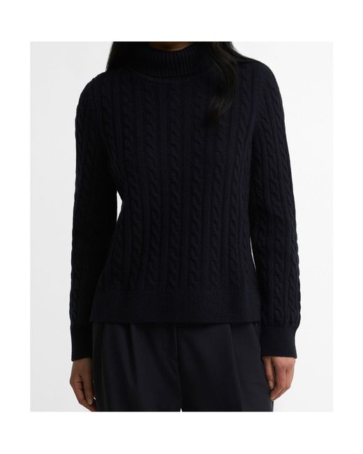 Barbour Black Collared Sweater