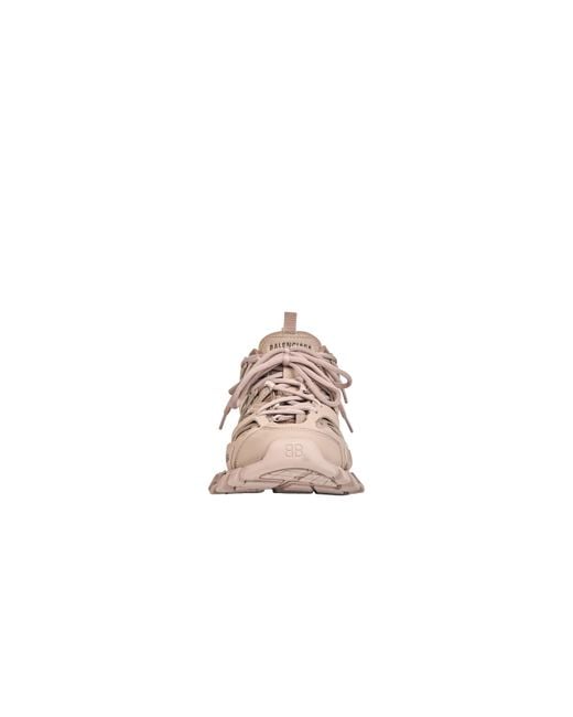 Balenciaga Pink Mesh Track Sneakers