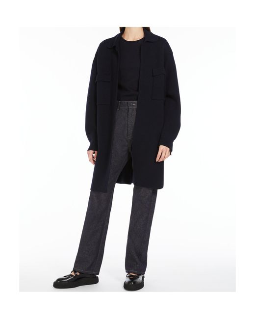 Max Mara Black High-Rise Straight-Leg Jeans