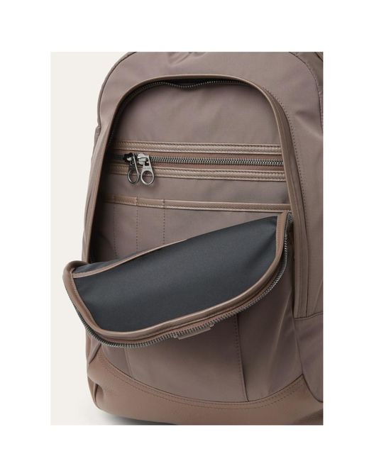 Loro Piana Brown Pioneer Backpack Medium for men