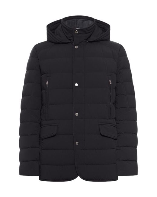 Moorer Blue Craig-Kn Classic-Cut Jacket for men