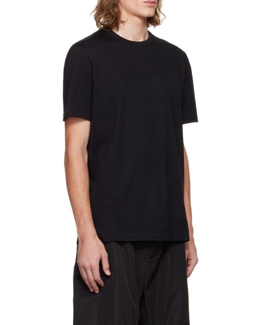 The Row Black Luke T-shirt In Cotton for men