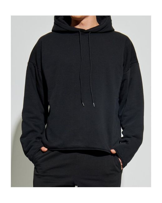 MM6 by Maison Margiela Blue Drawstring Hoodie for men