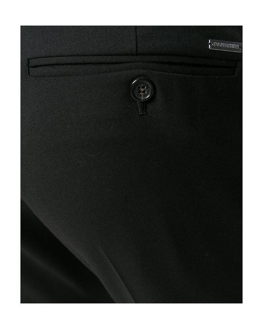 DSquared² Black Casual Pants for men