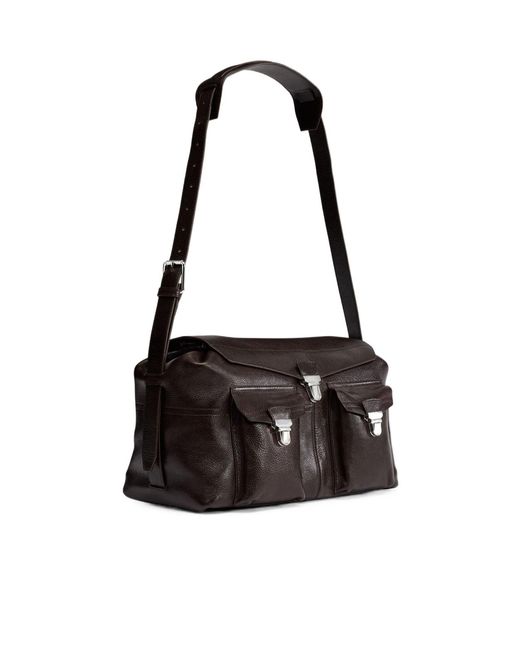 Lemaire Black Week End Gear Bag for men