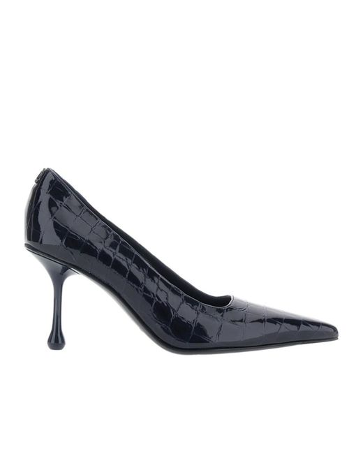 Jimmy Choo Blue Pointed-Toe High Heels
