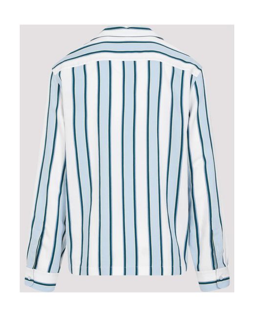 Etro Blue Bowling Shirt for men