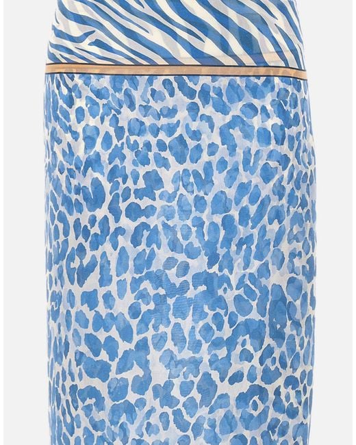 Mc2 Saint Barth Blue "Thaiti" Long Sarong