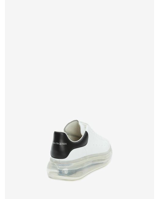 McQueen White Low-Top Lace-Up Sneakers for men
