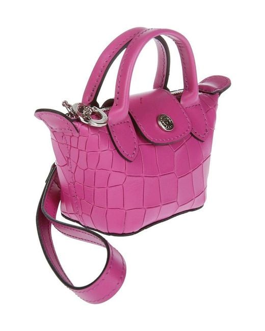 Longchamp Pink Le Mini Plage Mini Tote