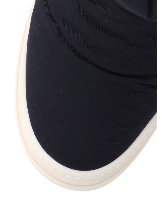 Rick Owens Blue Drkshdw Porterville Mega Bumper Low Lunar Boots