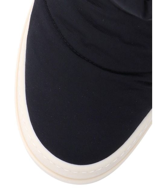 Rick Owens Blue Drkshdw Porterville Mega Bumper Low Lunar Boots