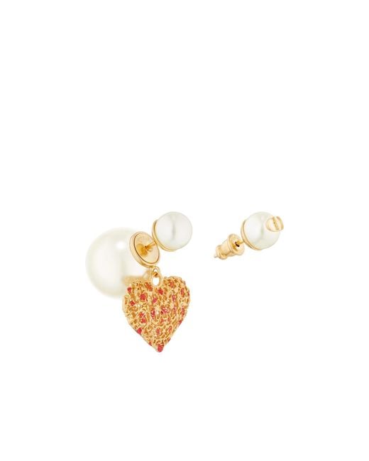 Dior White Amour Tribales Earrings