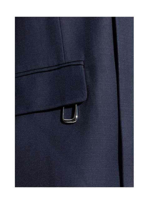 Jacquemus Blue Buttoned Blazer for men